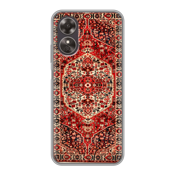 Силиконовый чехол на OPPO A17 с принтом Ковер