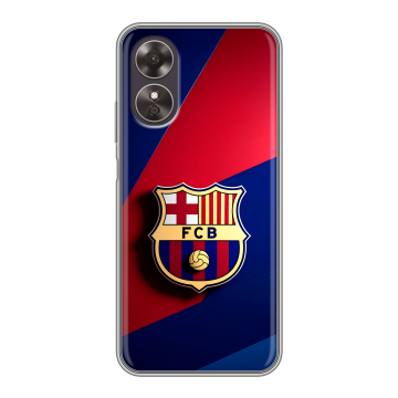 Силиконовый чехол на OPPO A17 с принтом Барселона Barcelona