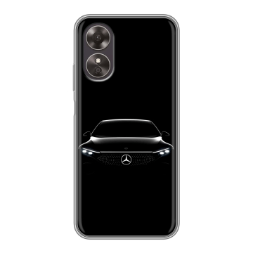 Силиконовый чехол на OPPO A17 с принтом Mercedes Мерседес Силиконовый чехол на OPPO A17 с принтом Mercedes Мерседес