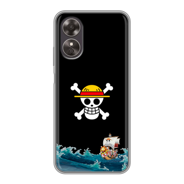 Силиконовый чехол на OPPO A17 с принтом One Piece Ван Пис Силиконовый чехол на OPPO A17 с принтом One Piece Ван Пис