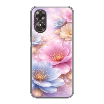 Силиконовый чехол на OPPO A17 с принтом женский Силиконовый чехол на OPPO A17 с принтом женский