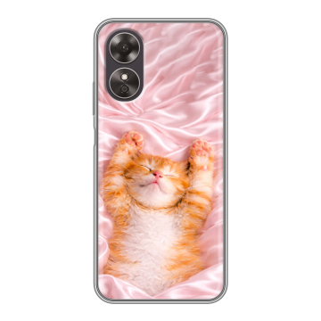 Силиконовый чехол на OPPO A17 с принтом женский Силиконовый чехол на OPPO A17 с принтом женский
