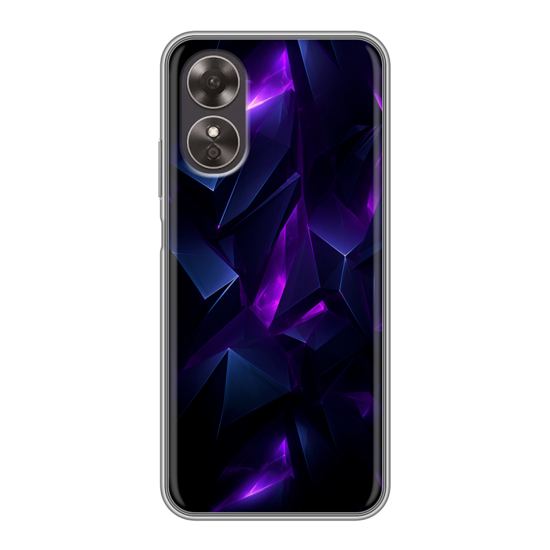 Силиконовый чехол на OPPO A17 с принтом Абстракиция Силиконовый чехол на OPPO A17 с принтом Абстракиция