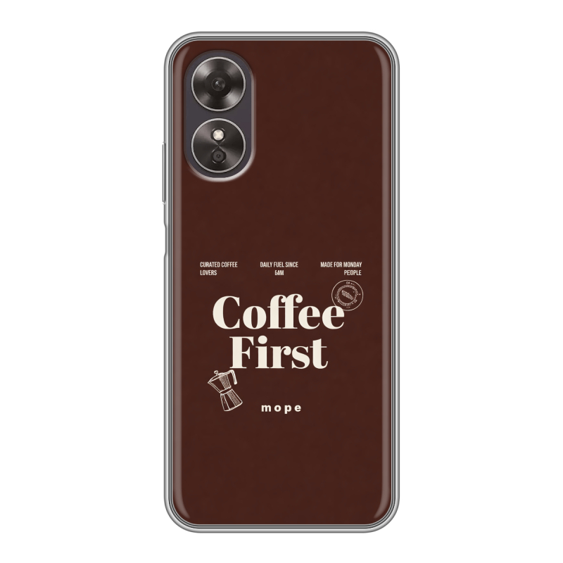 Силиконовый чехол на OPPO A17 с принтом женский Силиконовый чехол на OPPO A17 с принтом женский