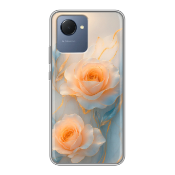 Силиконовый чехол на Realme Narzo 50i Prime с принтом Женский