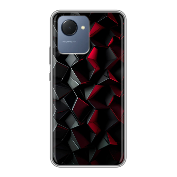 Силиконовый чехол на Realme Narzo 50i Prime с принтом Абстракция Силиконовый чехол на Realme Narzo 50i Prime с принтом Абстракция
