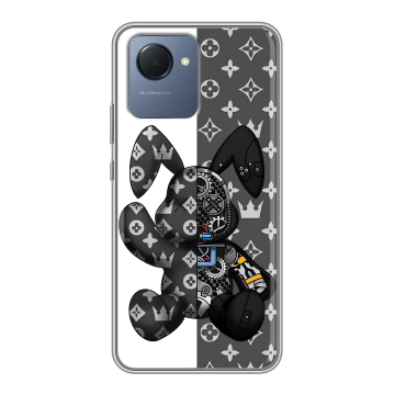 Силиконовый чехол на Realme Narzo 50i Prime с принтом Луи робот Силиконовый чехол на Realme Narzo 50i Prime с принтом Луи робот