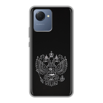Силиконовый чехол на Realme Narzo 50i Prime с принтом Герб России Силиконовый чехол на Realme Narzo 50i Prime с принтом Герб России