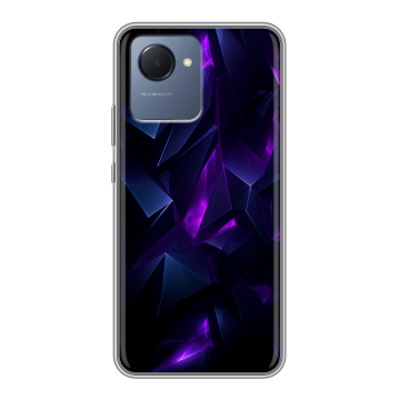 Силиконовый чехол на Realme Narzo 50i Prime с принтом Абстракиция Силиконовый чехол на Realme Narzo 50i Prime с принтом Абстракиция