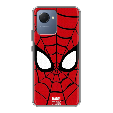 Силиконовый чехол на Realme Narzo 50i Prime с принтом человек паук spiderman