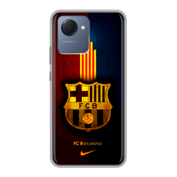 Силиконовый чехол на Realme Narzo 50i Prime с принтом Барселона Barcelona Силиконовый чехол на Realme Narzo 50i Prime с принтом Барселона Barcelona