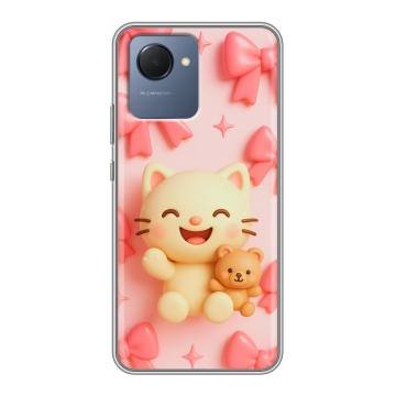 Силиконовый чехол на Realme Narzo 50i Prime с принтом для девочек Силиконовый чехол на Realme Narzo 50i Prime с принтом для девочек