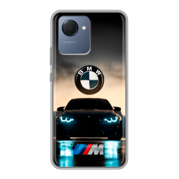 Силиконовый чехол на Realme Narzo 50i Prime с принтом БМВ BMW