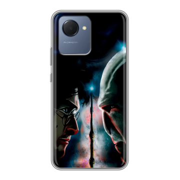 Силиконовый чехол на Realme Narzo 50i Prime с принтом Гарри Поттер Harry Potter