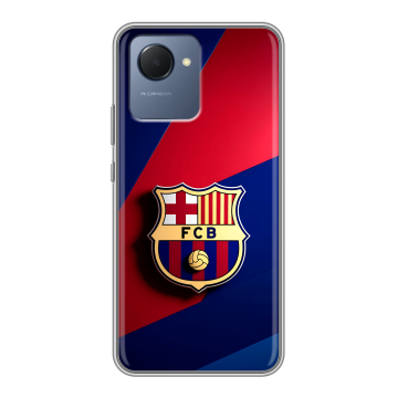 Силиконовый чехол на Realme Narzo 50i Prime с принтом Барселона Barcelona Силиконовый чехол на Realme Narzo 50i Prime с принтом Барселона Barcelona
