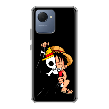 Силиконовый чехол на Realme Narzo 50i Prime с принтом One Piece Ван Пис