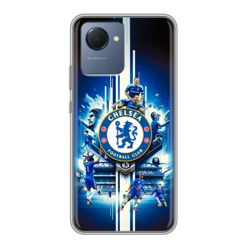 Силиконовый чехол на Realme Narzo 50i Prime с принтом Chelsea Челси