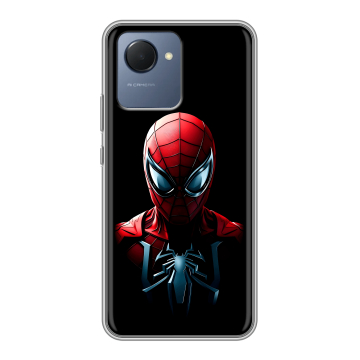 Силиконовый чехол на Realme Narzo 50i Prime с принтом Spiderman Человек паук Силиконовый чехол на Realme Narzo 50i Prime с принтом Spiderman Человек паук