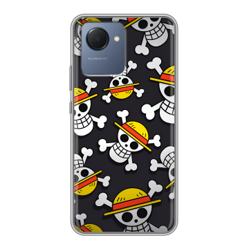 Силиконовый чехол на Realme Narzo 50i Prime с принтом One Piece Ван Пис