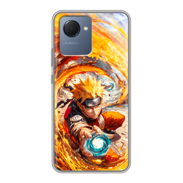 Силиконовый чехол на Realme Narzo 50i Prime с принтом Аниме Наруто Naruto Силиконовый чехол на Realme Narzo 50i Prime с принтом Аниме Наруто Naruto