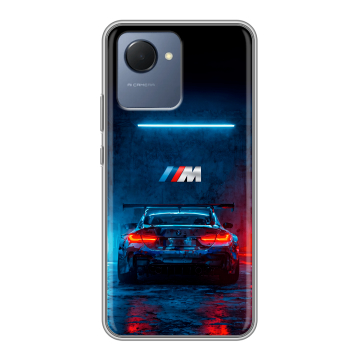 Силиконовый чехол на Realme Narzo 50i Prime с принтом BMW БМВ Силиконовый чехол на Realme Narzo 50i Prime с принтом BMW БМВ