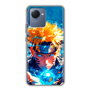 Силиконовый чехол на Realme Narzo 50i Prime с принтом Аниме Наруто Naruto Силиконовый чехол на Realme Narzo 50i Prime с принтом Аниме Наруто Naruto
