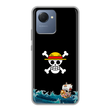 Силиконовый чехол на Realme Narzo 50i Prime с принтом One Piece Ван Пис Силиконовый чехол на Realme Narzo 50i Prime с принтом One Piece Ван Пис