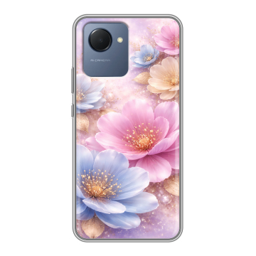 Силиконовый чехол на Realme Narzo 50i Prime с принтом женский Силиконовый чехол на Realme Narzo 50i Prime с принтом женский
