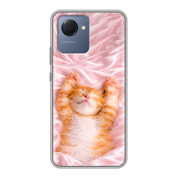 Силиконовый чехол на Realme Narzo 50i Prime с принтом женский Силиконовый чехол на Realme Narzo 50i Prime с принтом женский