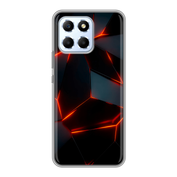 Силиконовый чехол на Huawei Honor X6 с принтом Яркие абстракции Силиконовый чехол на Huawei Honor X6 с принтом Яркие абстракции