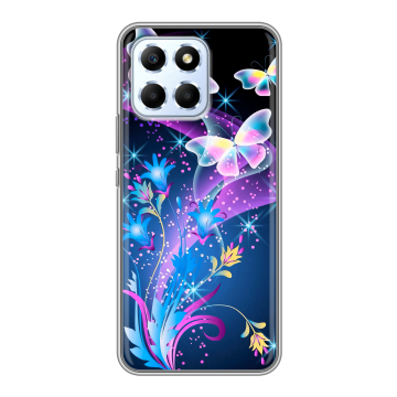 Силиконовый чехол на Huawei Honor X6 с принтом Бабочки