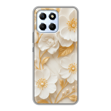 Силиконовый чехол на Huawei Honor X6 с принтом Цветы