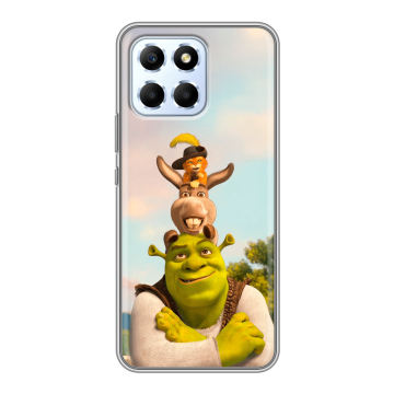 Силиконовый чехол на Huawei Honor X6 с принтом Шрек Shrek Силиконовый чехол на Huawei Honor X6 с принтом Шрек Shrek