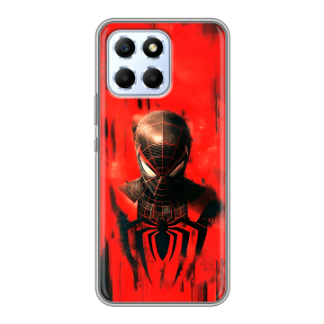 Силиконовый чехол на Huawei Honor X6 с принтом человек паук spiderman