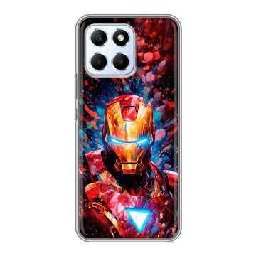 Силиконовый чехол на Huawei Honor X6 с принтом Железный человек Ironman