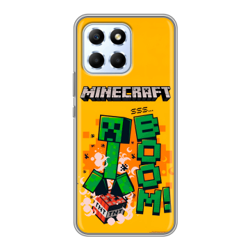 Силиконовый чехол на Huawei Honor X6 с принтом Майнкрафт Minecraft