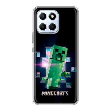 Силиконовый чехол на Huawei Honor X6 с принтом Майнкрафт Minecraft