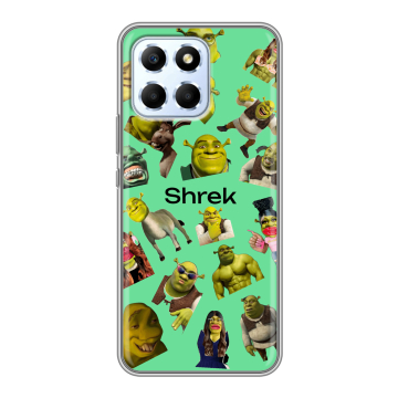 Силиконовый чехол на Huawei Honor X6 с принтом Шрек Shrek Силиконовый чехол на Huawei Honor X6 с принтом Шрек Shrek
