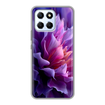 Силиконовый чехол на Huawei Honor X6 с принтом женский цветы Силиконовый чехол на Huawei Honor X6 с принтом женский цветы