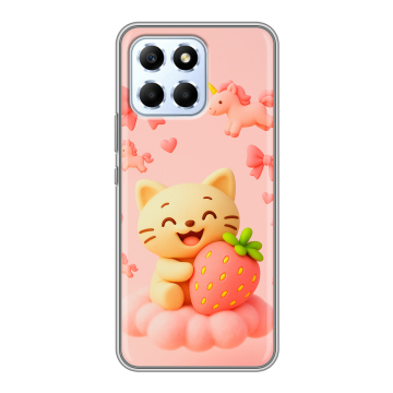 Силиконовый чехол на Huawei Honor X6 с принтом для девочек