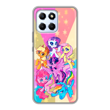Силиконовый чехол на Huawei Honor X6 с принтом My little pony Дружба чудо Силиконовый чехол на Huawei Honor X6 с принтом My little pony Дружба чудо