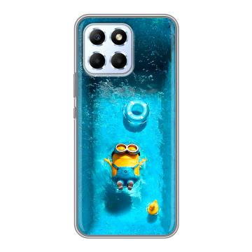 Силиконовый чехол на Huawei Honor X6 с принтом Миньоны