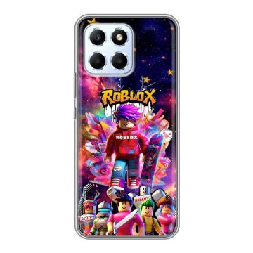 Силиконовый чехол на Huawei Honor X6 с принтом Roblox Роблокс