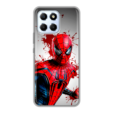 Силиконовый чехол на Huawei Honor X6 с принтом Spiderman Человек паук Силиконовый чехол на Huawei Honor X6 с принтом Spiderman Человек паук