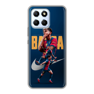 Силиконовый чехол на Huawei Honor X6 с принтом Барселона Barca Yamal 