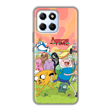 Силиконовый чехол на Huawei Honor X6 с принтом Adventure time Время приключений Силиконовый чехол на Huawei Honor X6 с принтом Adventure time Время приключений