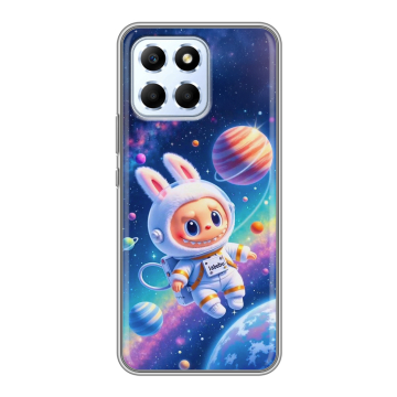 Силиконовый чехол на Huawei Honor X6 с принтом Labubu Лабубу Силиконовый чехол на Huawei Honor X6 с принтом Labubu Лабубу