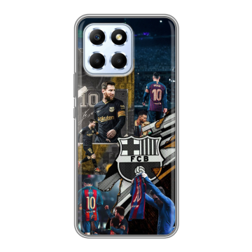 Силиконовый чехол на Huawei Honor X6 с принтом Messi Barcelona Силиконовый чехол на Huawei Honor X6 с принтом Messi Barcelona