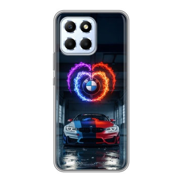 Силиконовый чехол на Huawei Honor X6 с принтом BMW БМВ