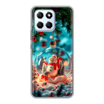 Силиконовый чехол на Huawei Honor X6 с принтом Новый год Силиконовый чехол на Huawei Honor X6 с принтом Новый год